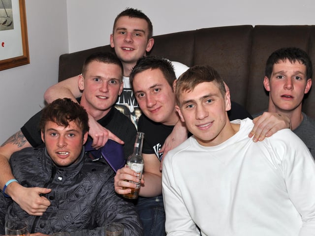 Juza, Carl, Jamie, Isaac, Andy and Elc, in 2012.