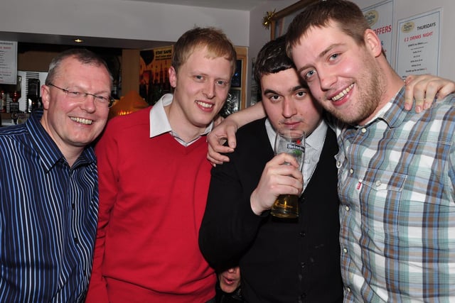 Paul, Steve, Ian and Dan, in 2012.