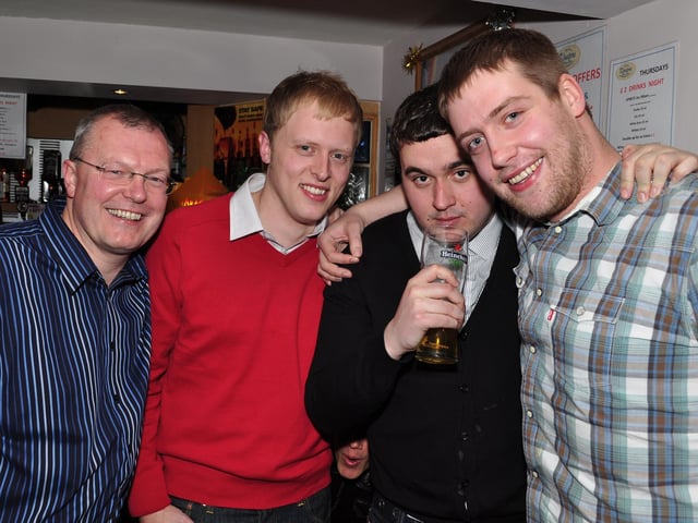 Paul, Steve, Ian and Dan, in 2012.