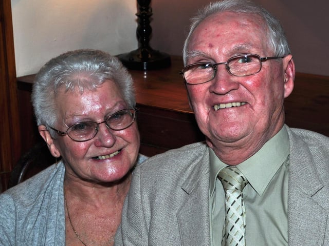 Brian and Lillian, in 2012.