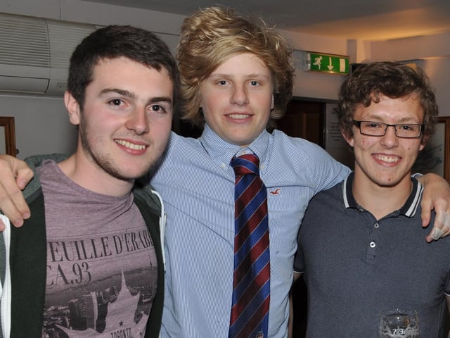 William, Leeroy and Danny, in 2012.