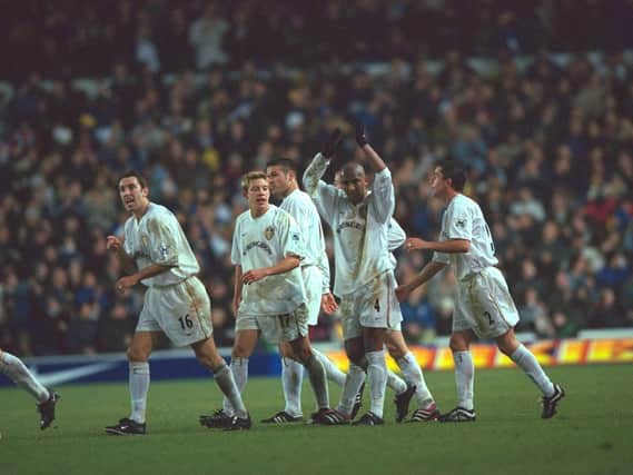 Enjoy these photos from Leeds United's 1-0 win against Arsenal at Elland Road in November 2000. PIC: Getty