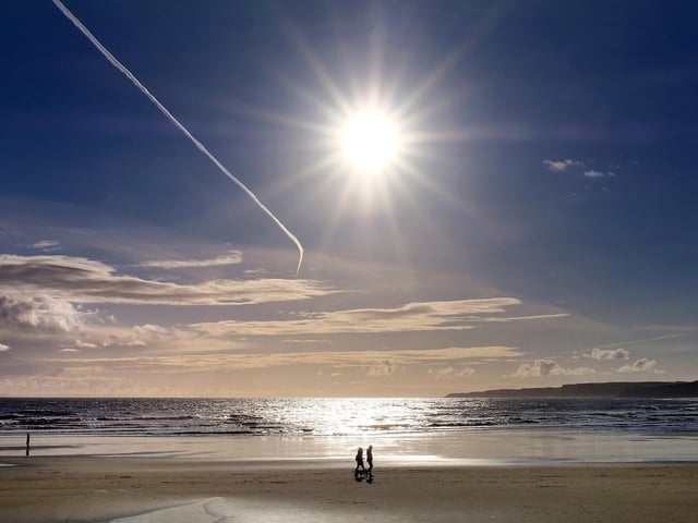 A stroll on Scarborough's South Bay beach.