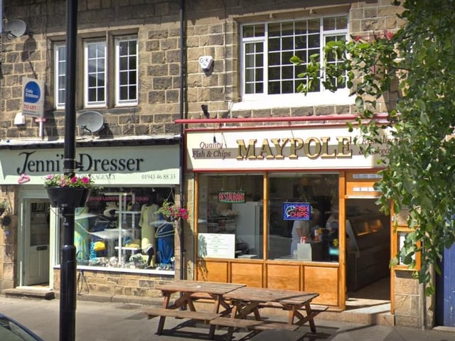 Maypole Fisheries in Otley came in ninth on the list. One reviewer said: "We have been coming to the Maypole for 20 years, but not so often recently since having moved out of Otley. However a visit to the restaurant tonight has not left us disappointed, Lee and team know their stuff and the quality is as fantastic as ever."