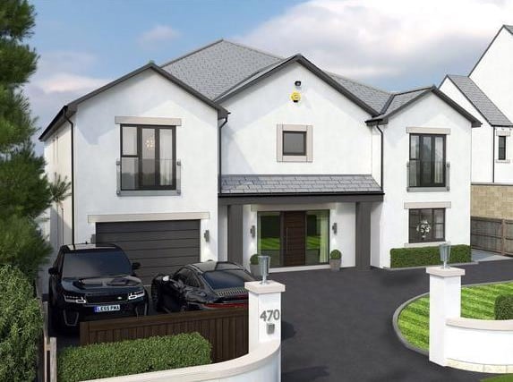 This five bedroom detached new build home is on Shadwell Lane. It is part of a new development and sits on 0.34 acre of land. It has four reception rooms and a south facing rear garden.