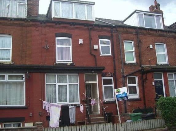 This two bedroom terrace home is on Seaforth Road in Harehills. The back to back property has a lounge, kitchen, basement cellar and bathroom. It is on the market for £67,995 with ASK Estate Agents.