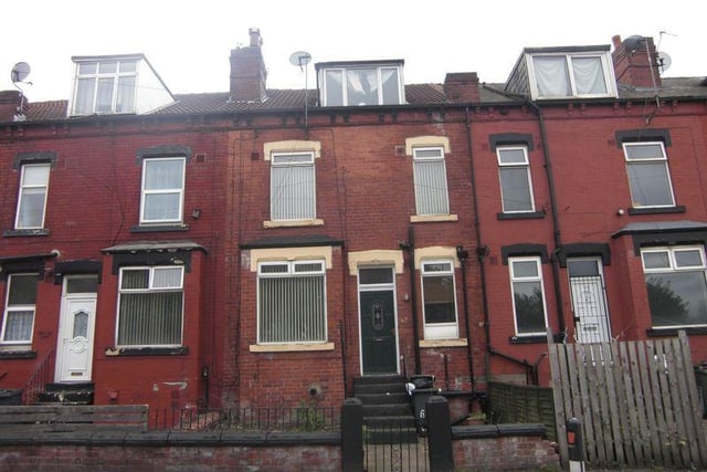 This two bedroom house is in Compton Road in Harehills.  It has two bedrooms and one bathroom. It is on the market for £77,995 with ASK Estate Agents