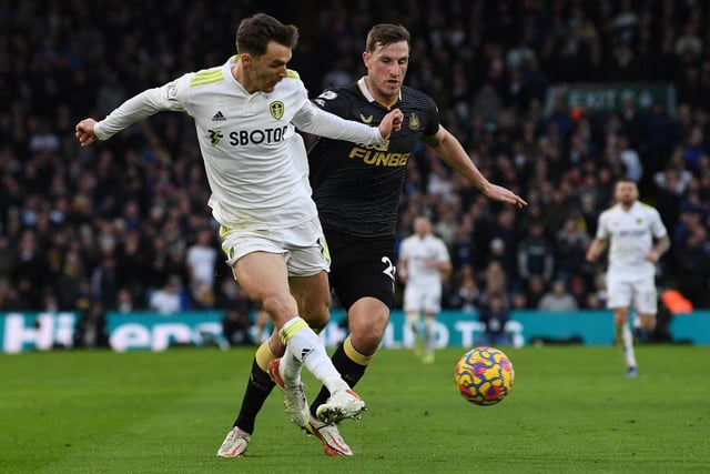 1268 minutes. The Spanish international's first season at Leeds was heavily disrupted and he began the second season injured and then went off against Liverpool but Llorente has started 15 games so far this term. Much better on the injury front.