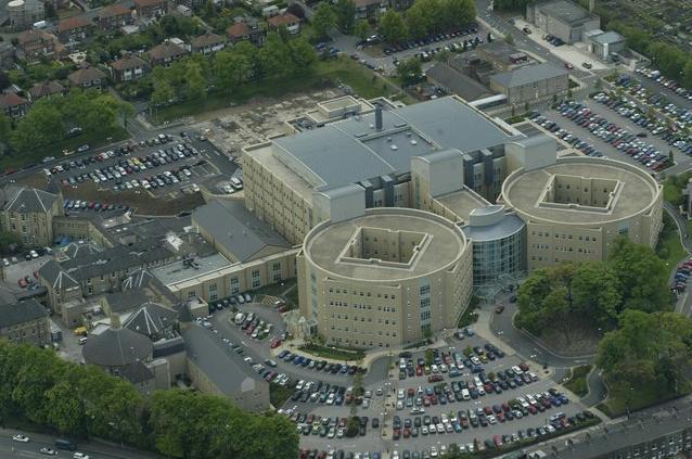 Looking over Calderdale Royal Hospital back in 2003.