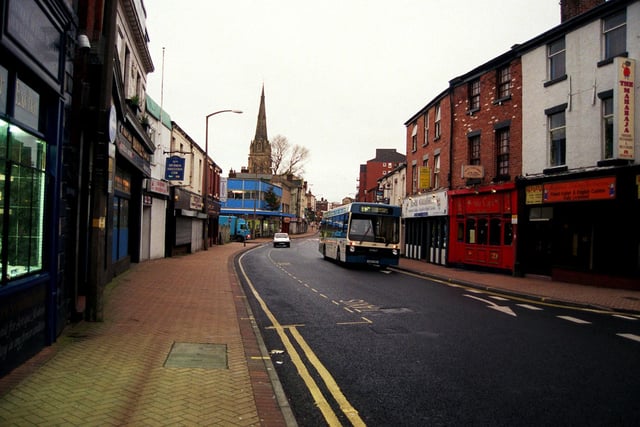 Here we see a view along Church Street, looking towards the Minister Church