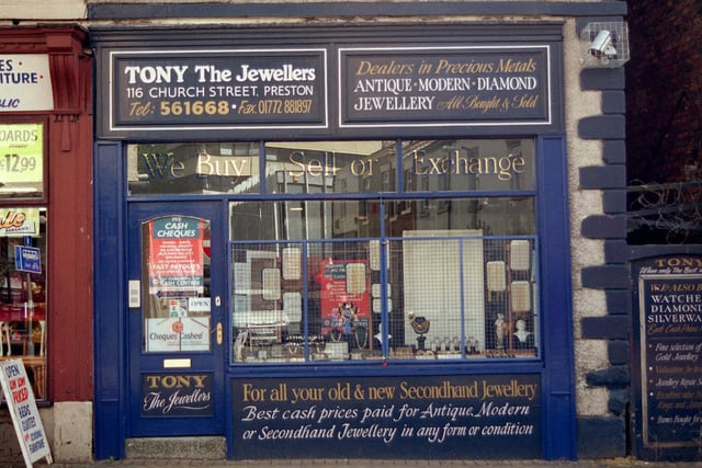 Found at 116 Church Street is Tony the Jewellers