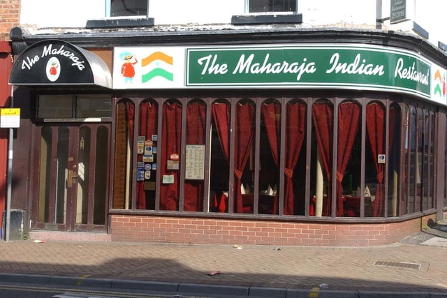 Another example of the restaurants and takeaways found on Church Street - this time The Maharaja Indian restaurant, established in 1981