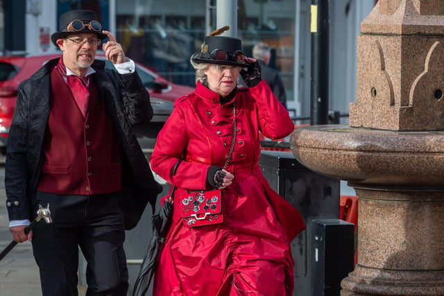 It's a case of hold on to your hats at Whitby Steampunk Weekend.