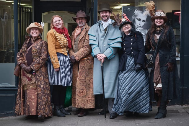 Visitors to Whitby Steampunk Festival.
picture: Paul Armstrong, The Artistic Lens
