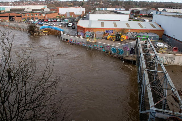 River Aire at the Armley Mill's flood aleviation scheme