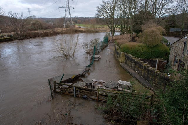 Flooding at Kirkstall Bridge Inn