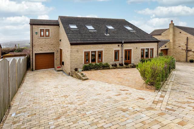 This property on Littlethorpe Hill, Hartshead, Liversedge, is both modern and spacious.