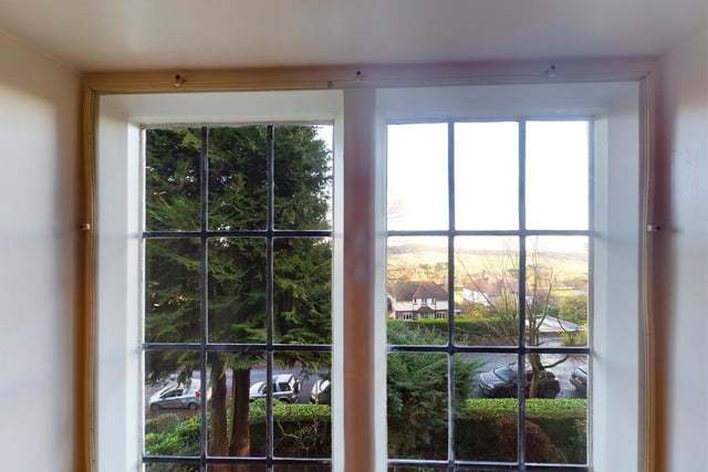One of the lovely views from a window within the property.