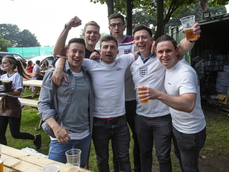 Fans at Myrtle Tavern in Meanwood