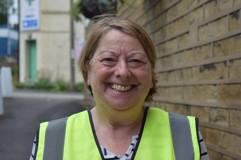 Caroline Gibson is currently furloughed from a company in Elland and has been volunteering since January 2021.