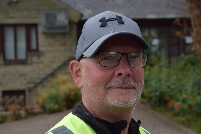 David McKay has been volunteering as a steward since earlier this year due to currently being out of work. He first came to volunteer through the Royal Voluntary Service and has volunteered all over Calderdale at surgeries and hubs since the beginning of the year.
