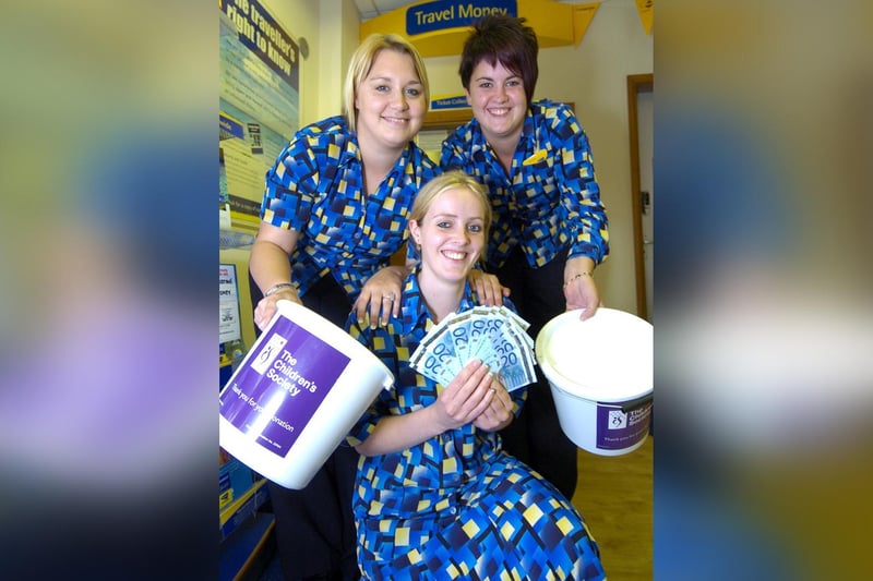Co-op Travelcare staff collecting for charity.