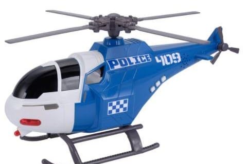 With lights and sounds, just like a real-life police helicopter, kids can also spin the propellers during their rescues - £10