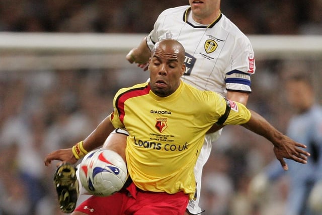 Paul Butler hunts down Watford's Marlon King during the Championship play-off final at the Millennium Stadium in May 2006.