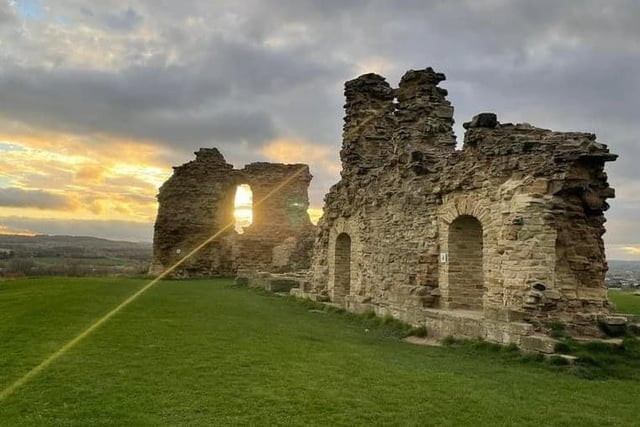 Steve Turner captured the sun setting on Sandal Castle.