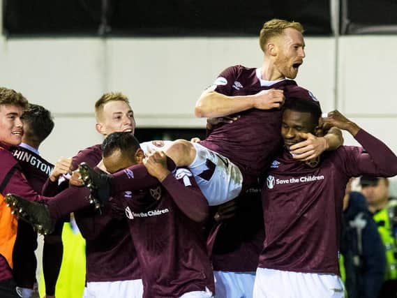 Oliver Bozanic has emerged as an unlikely big-game player for Hearts.