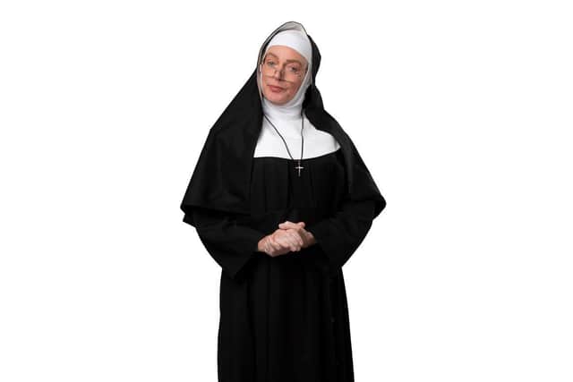 Allan Stewart as Mother Superior in Sister Act