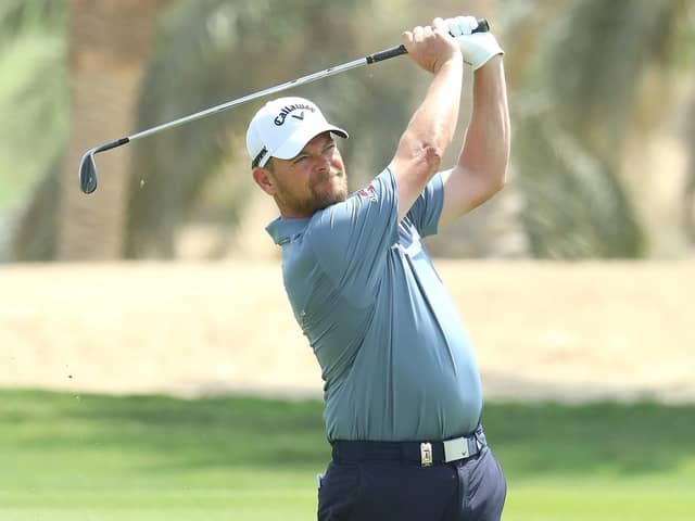 David Drysdale on his way to a bogey-free seven-under-par 64 in the third round of the Commercial Bank Qatar Masters at Education City Golf Club in Doha. Picture: Getty Images