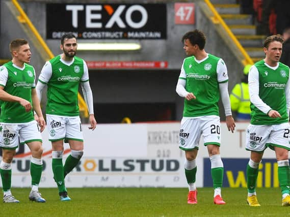 Hibs crashed to a damaging 3-1 defeat against Aberdeen on Saturday.