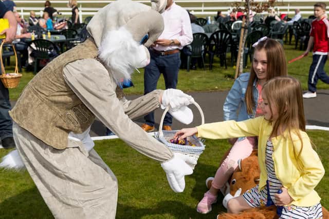 The Easter Bunny will return to Musselburgh Racecourse this Easter Saturday