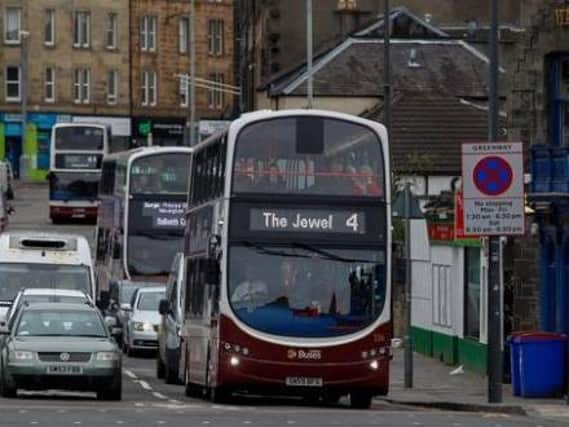 Lothian buses have reduced services owing to the coronavirus