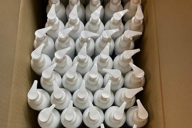 The firm is hoping to make 10,000 bottles of hand sanitiser per week