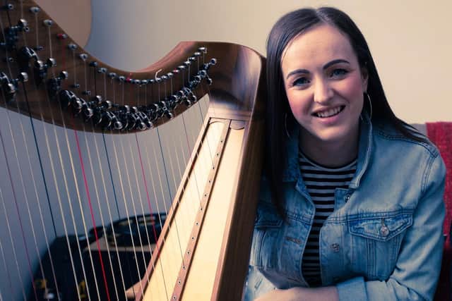 Rachel Hair of the Virtual Edinburgh International Harp Festival