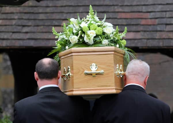 The size of funeral services has been reduced as part of efforts to prevent the spread of Covid-19