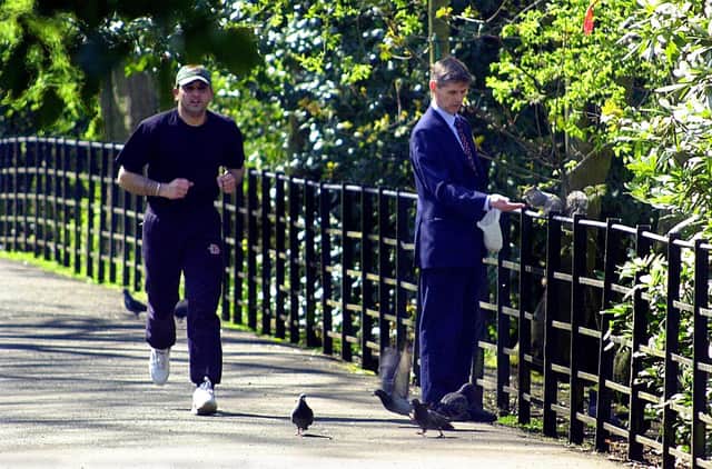 A jogger in happier times before social distancing became a matter of life and death. Picture: Centre Press