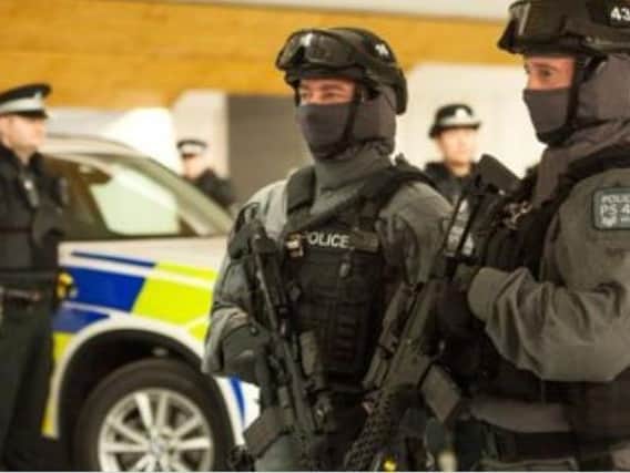 Officers were deployed on Tuesday night