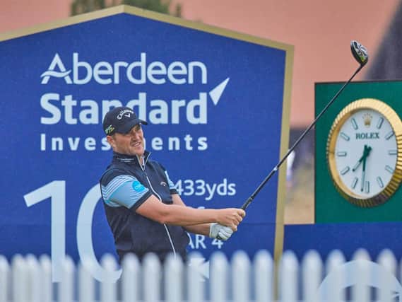 Marc Warren, a three time European Tour winner, is an ambassador for Aberdeen Standard Invesments. Picture: Aberdeen Standard Investments