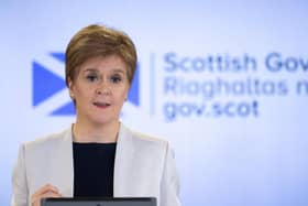 Nicola Sturgeon said she would back a plan to pay tribute to NHS staff who have lost their lives