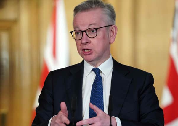 Cabinet Office Minister Michael Gove says 'the virus does not discriminate' (Picture: Pippa Fowles/10 Downing Street/AFP via Getty Images)
