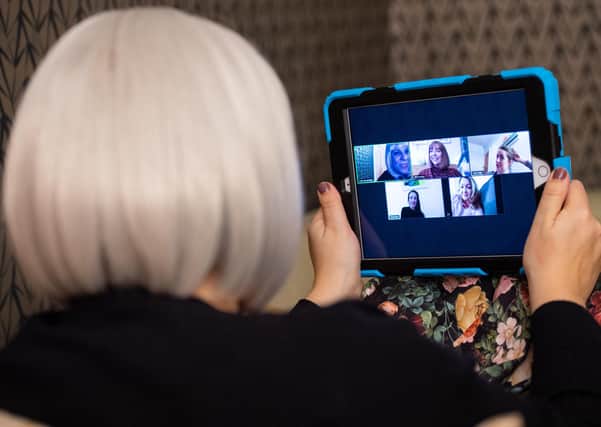 Using Zoom to hold meetings and stay in touch with friends and relatives has become commonplace (Picture: Dominic Lipinski/PA Wire