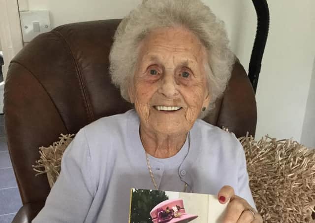 Laura Eadie from Juniper Green, Edinburgh, celebrated her 100th birthday on April 6.