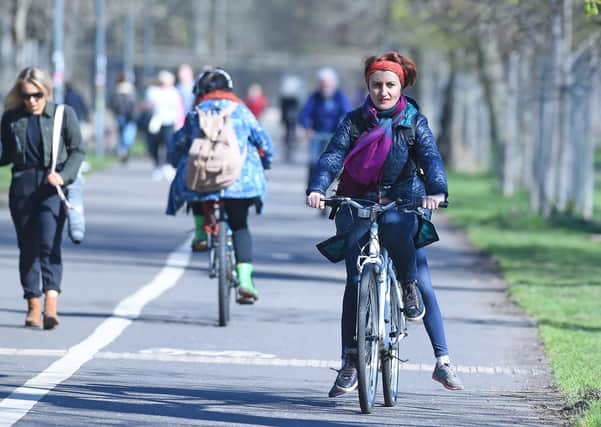 Active travel such as cycling must remain a more viable optiopn in the post-lockdown world (Picture: Neil Hanna)
