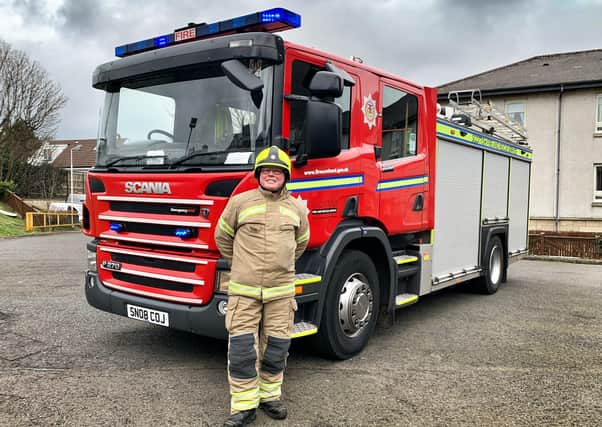 Andy Bathgate took the decision to stay on at Linlithgow Community Fire Station