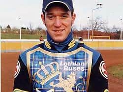 Speedway rider Blair Scott
