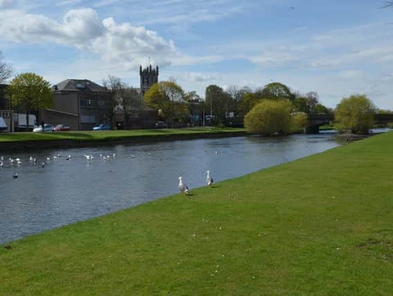 The picturesque River Esk at Musselburgh