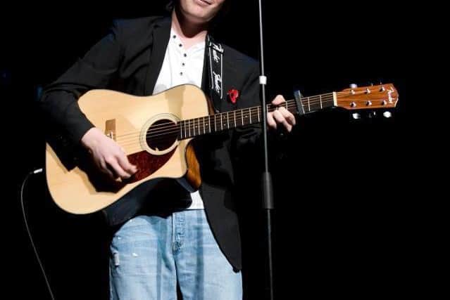 15 year old Ross Alexander on stage at Edinburgh's Got Talent